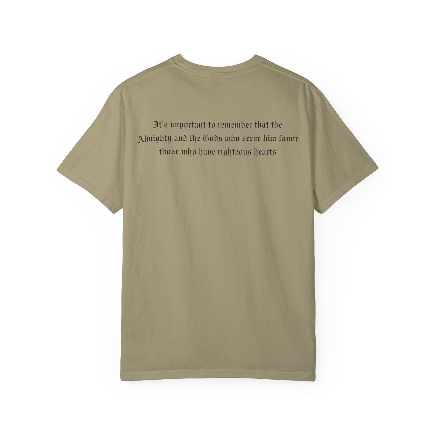 Unisex Garment-Dyed T-Shirt - 'Be the Light' Inspirational Tee