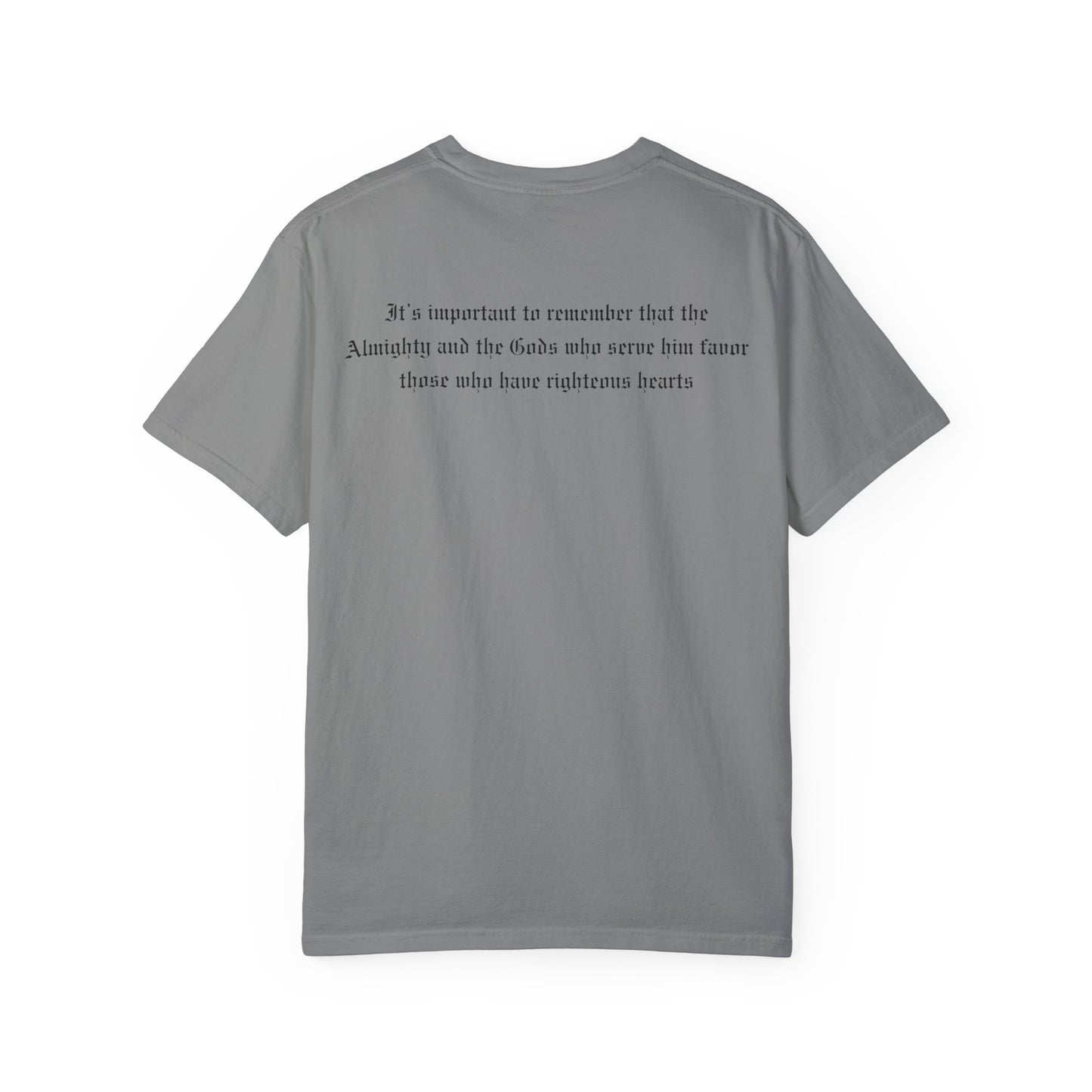 Unisex Garment-Dyed T-Shirt - 'Be the Light' Inspirational Tee