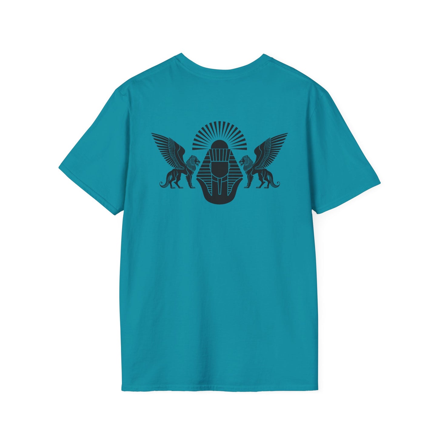Vintage Graphic Unisex Softstyle T-Shirt - Egyptian Inspired Design