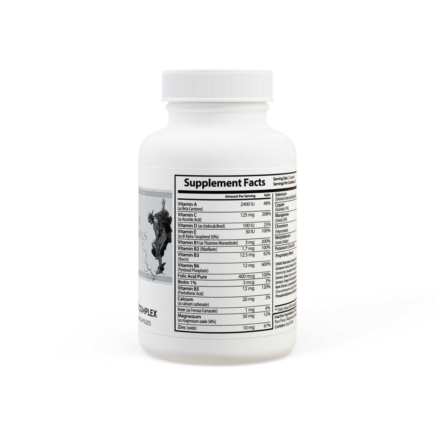 Brain Support Complex Supplement (60 Capsules)