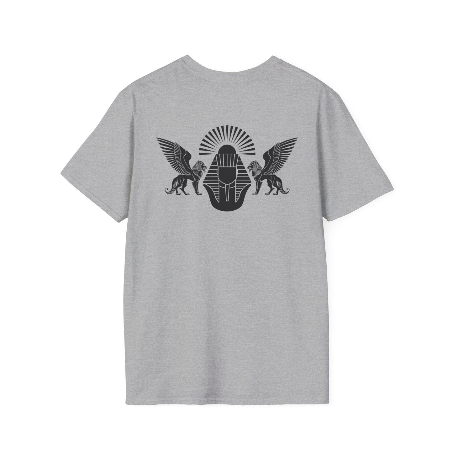 Vintage Graphic Unisex Softstyle T-Shirt - Egyptian Inspired Design