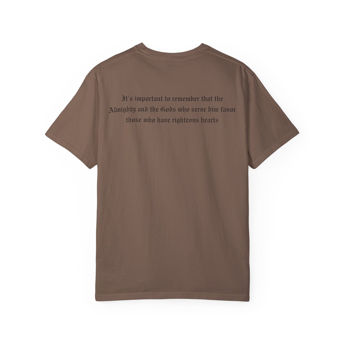 Unisex Garment-Dyed T-Shirt - 'Be the Light' Inspirational Tee