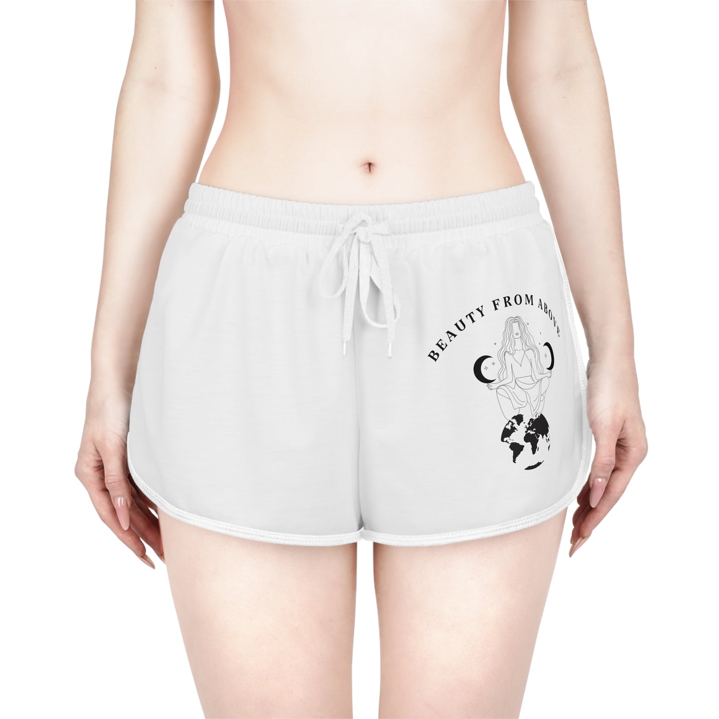 Women's Relaxed Shorts - 'Beauty From Above' Comfortable Lounge Wear