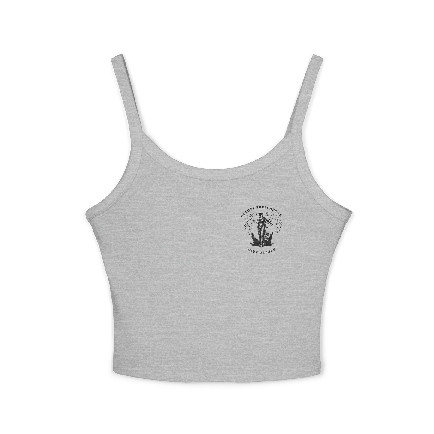Women's Spaghetti Strap Tank Top - Beauty From Above Design