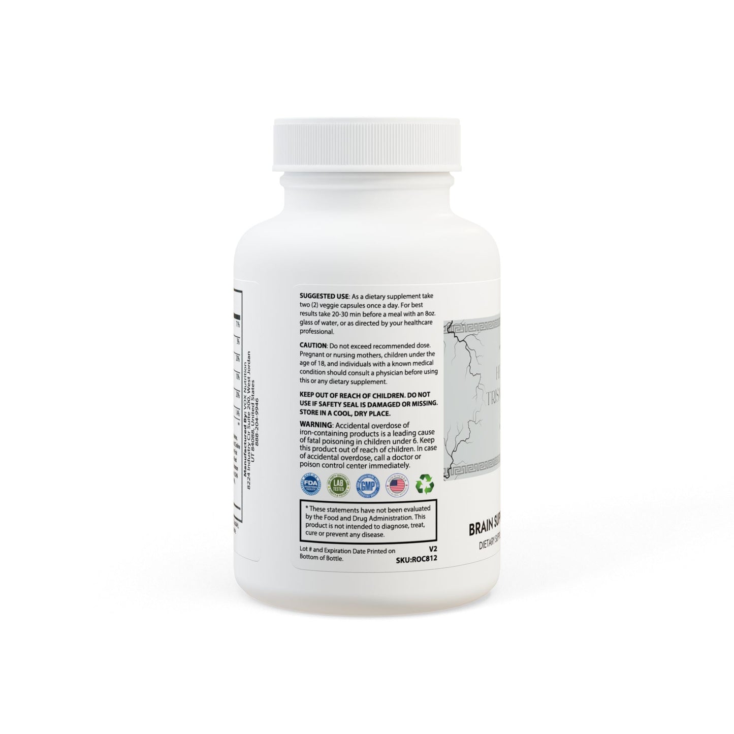 Brain Support Complex Supplement (60 Capsules)
