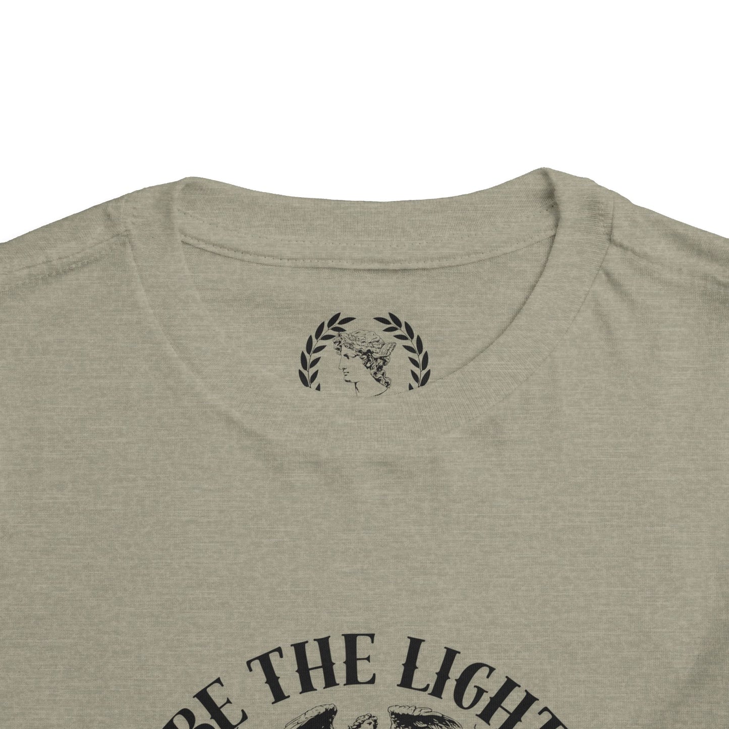 Inspirational Toddler Tee - "Be the Light" Motivational Shirt