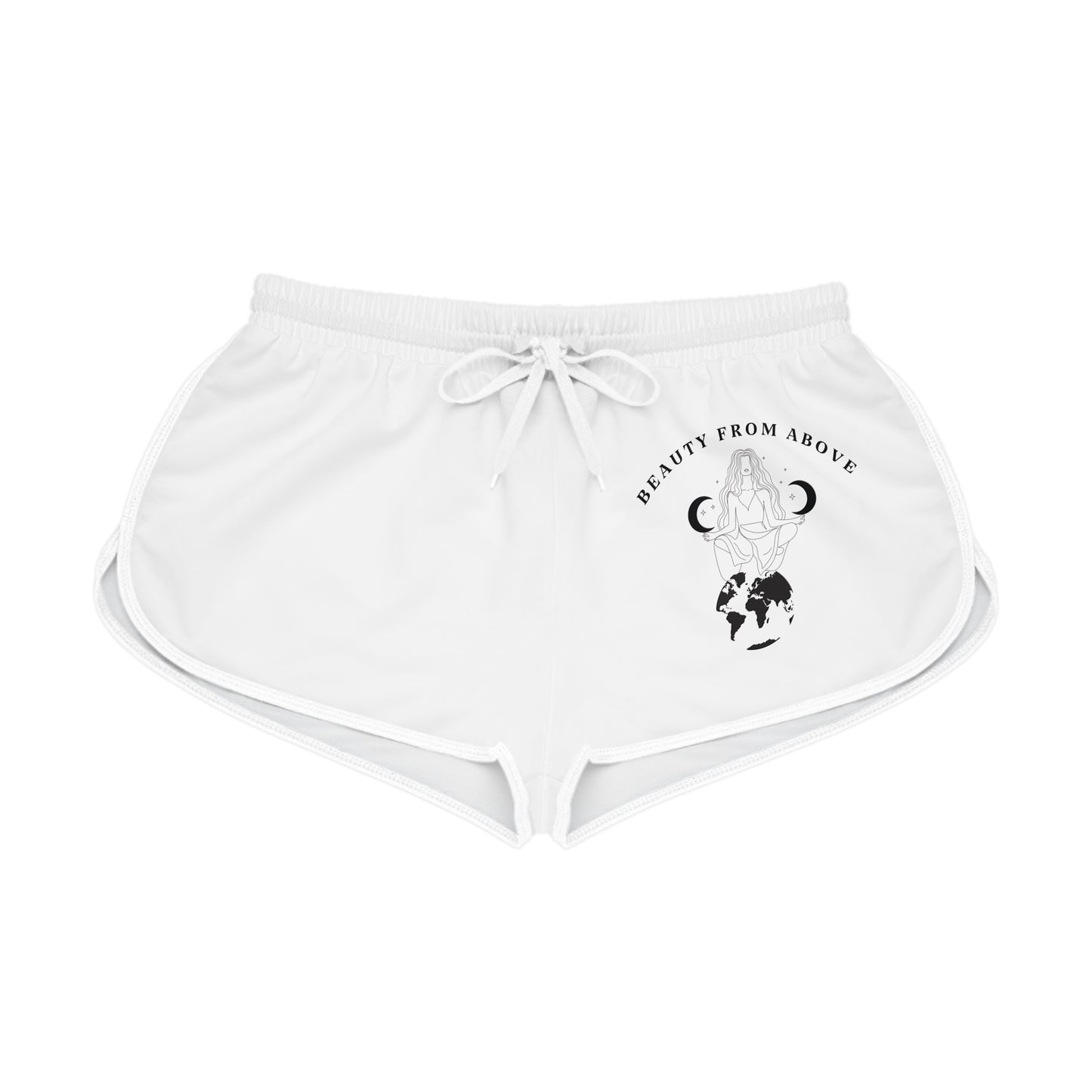 Women's Relaxed Shorts - 'Beauty From Above' Comfortable Lounge Wear