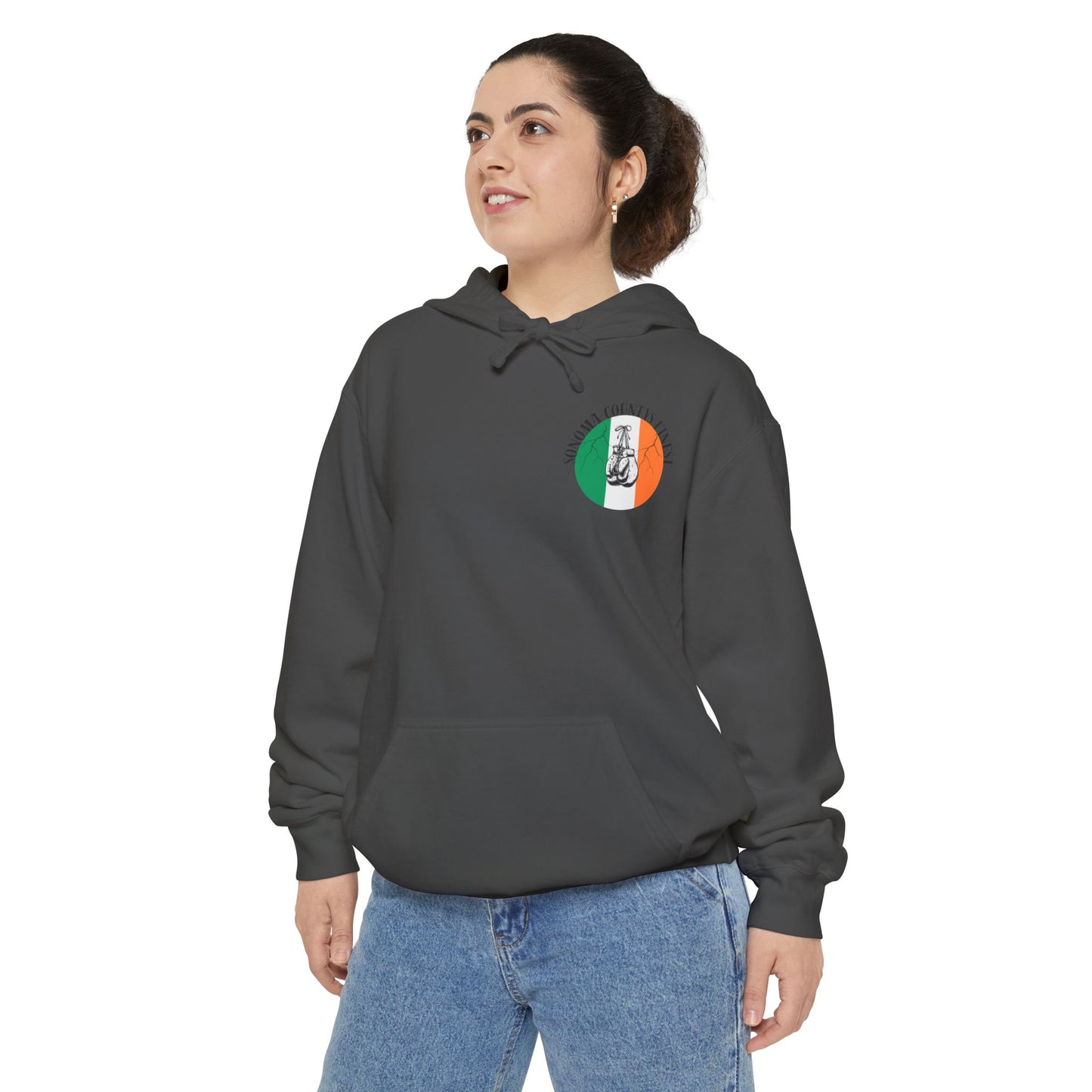 Sonoma County's Finest Unisex Hoodie - Garment-Dyed Irish Design