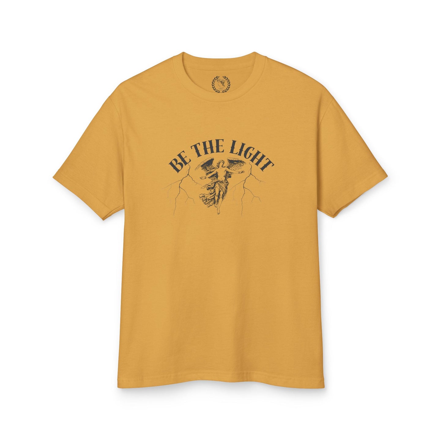 Be The Light Message Tee - Unisex Heavyweight Cotton T-Shirt