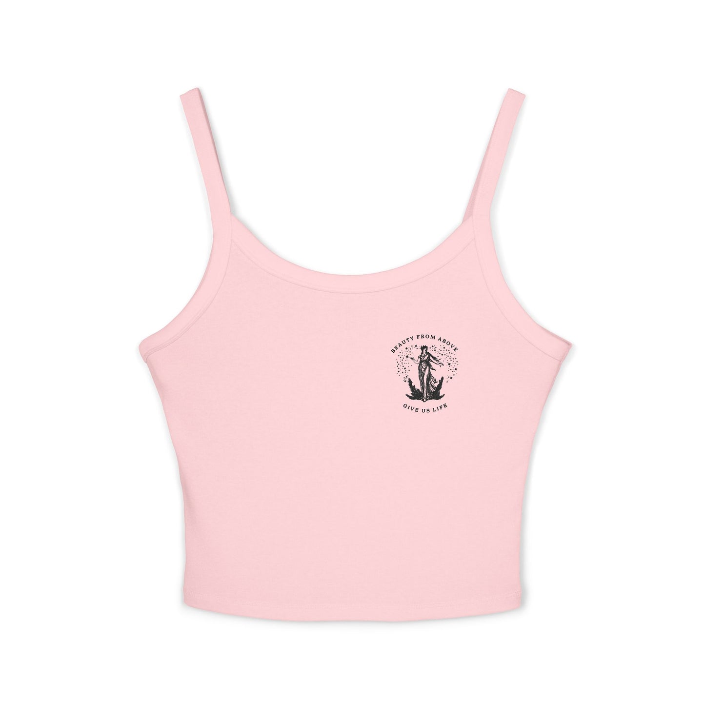 Women's Spaghetti Strap Tank Top - Beauty From Above Design