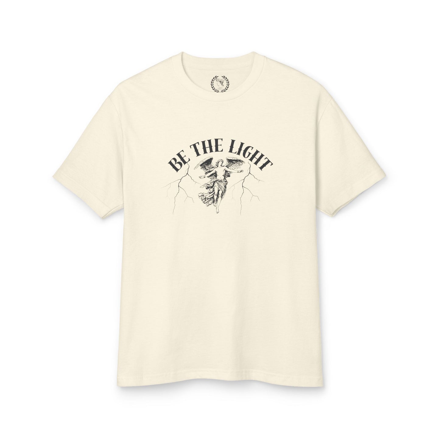 Be The Light Message Tee - Unisex Heavyweight Cotton T-Shirt