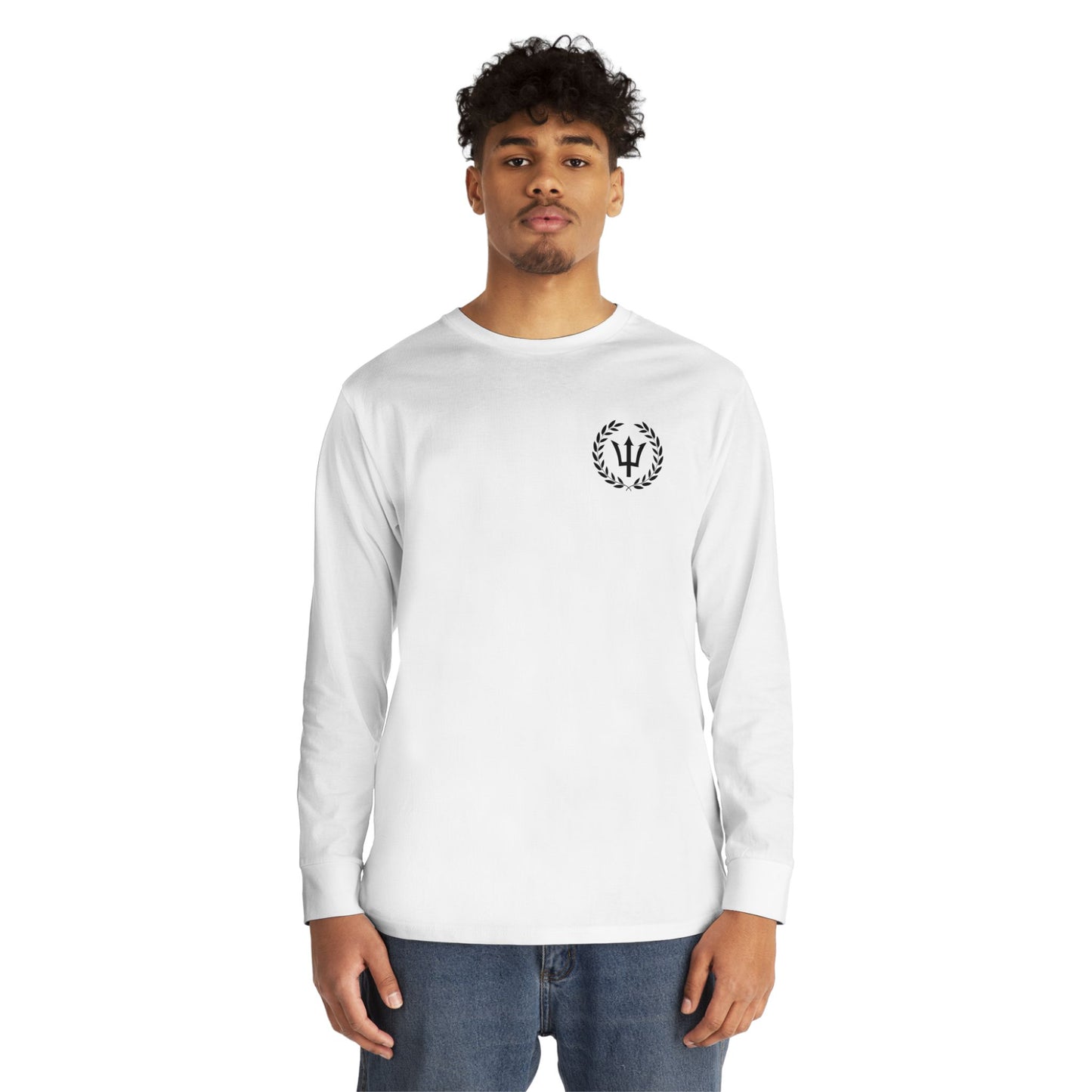 God of the Sea Long Sleeve Crewneck Tee - Nautical Themed Apparel