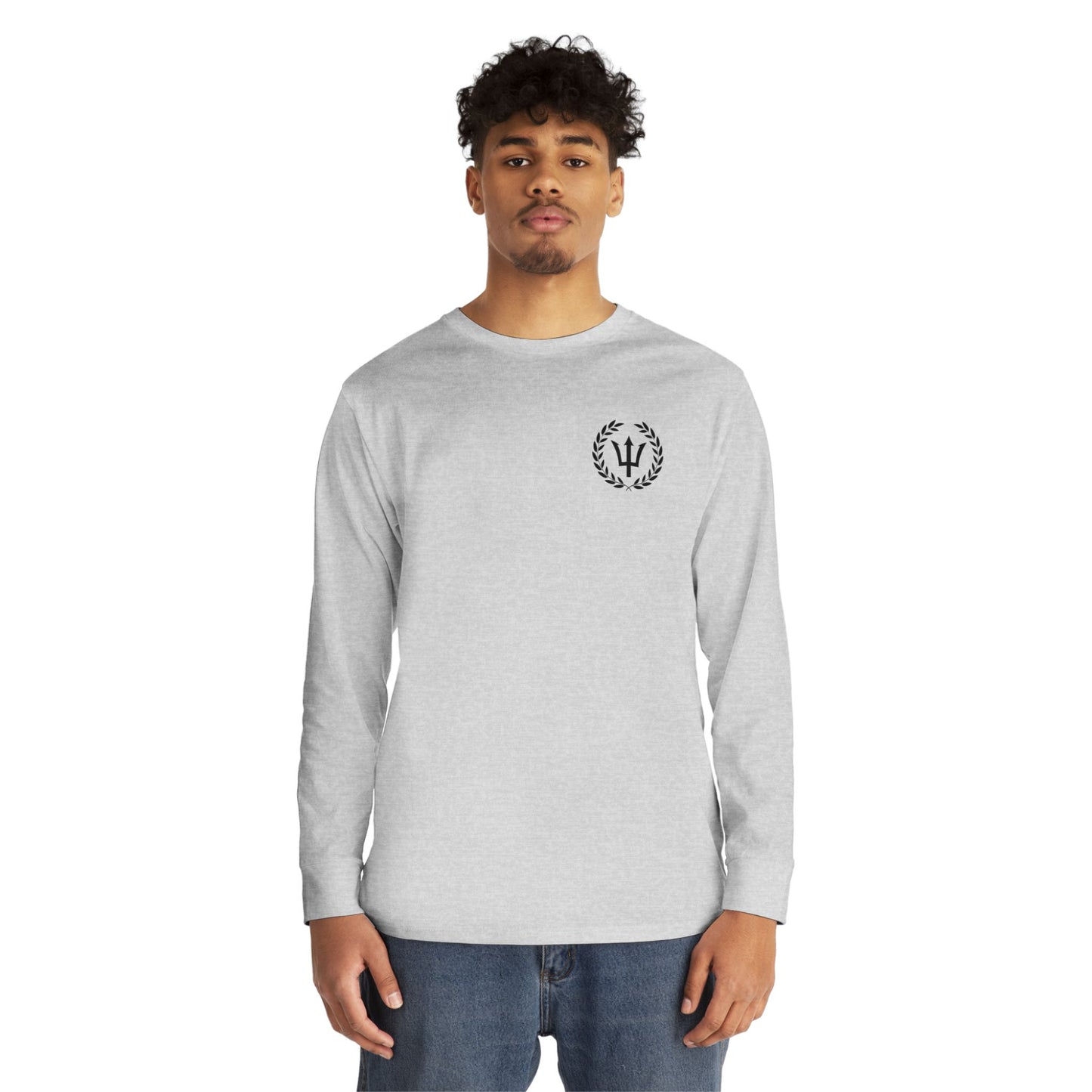 God of the Sea Long Sleeve Crewneck Tee - Nautical Themed Apparel