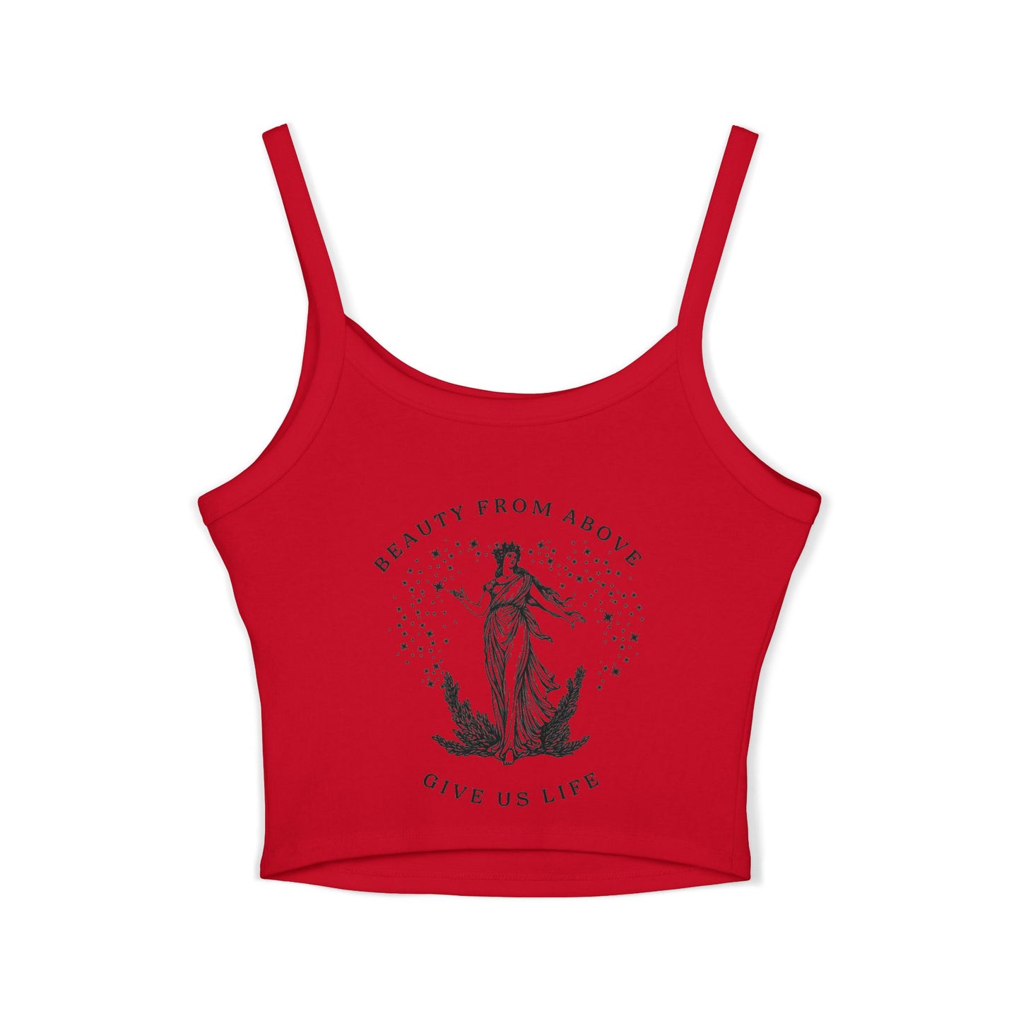 Women's Spaghetti Strap Tank Top - Beauty From Above Design