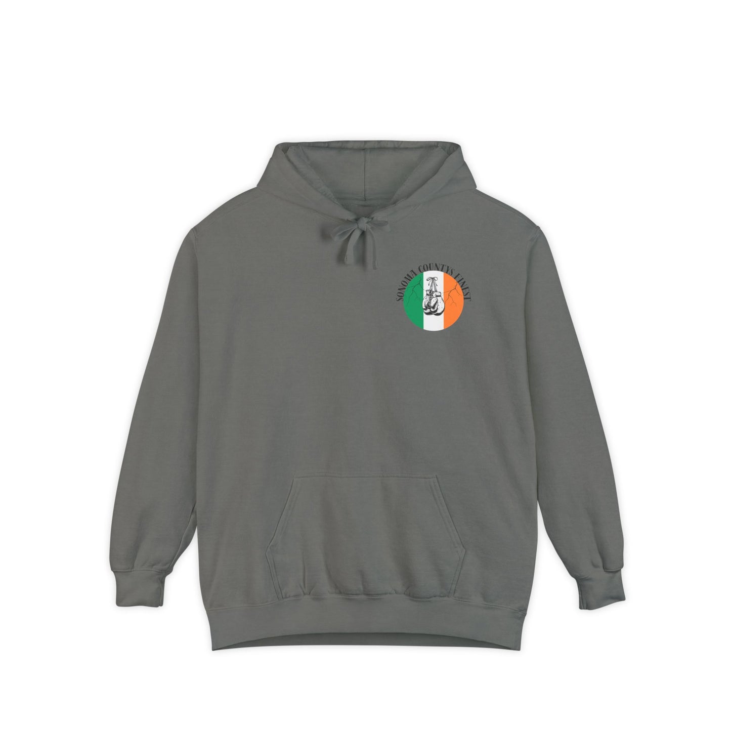 Sonoma County's Finest Unisex Hoodie - Garment-Dyed Irish Design