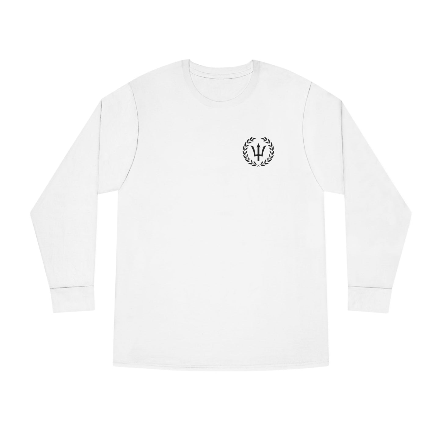 God of the Sea Long Sleeve Crewneck Tee - Nautical Themed Apparel