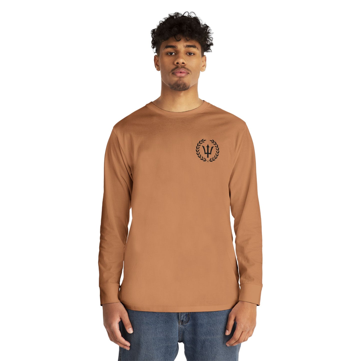 God of the Sea Long Sleeve Crewneck Tee - Nautical Themed Apparel