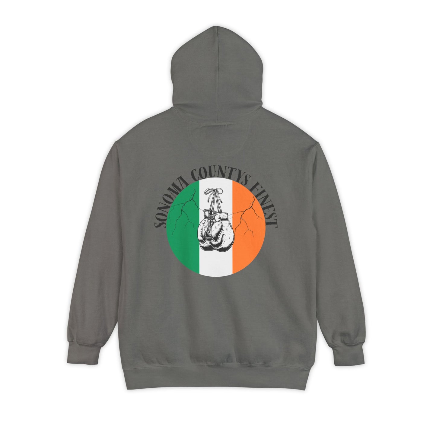 Sonoma County's Finest Unisex Hoodie - Garment-Dyed Irish Design