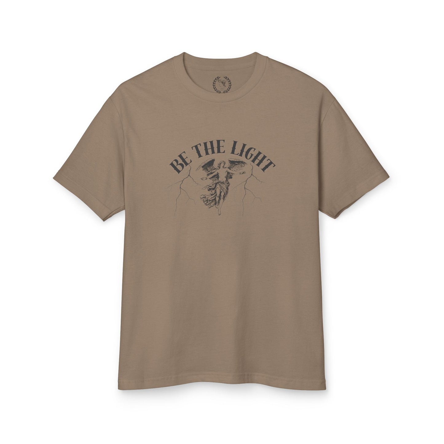 Be The Light Message Tee - Unisex Heavyweight Cotton T-Shirt