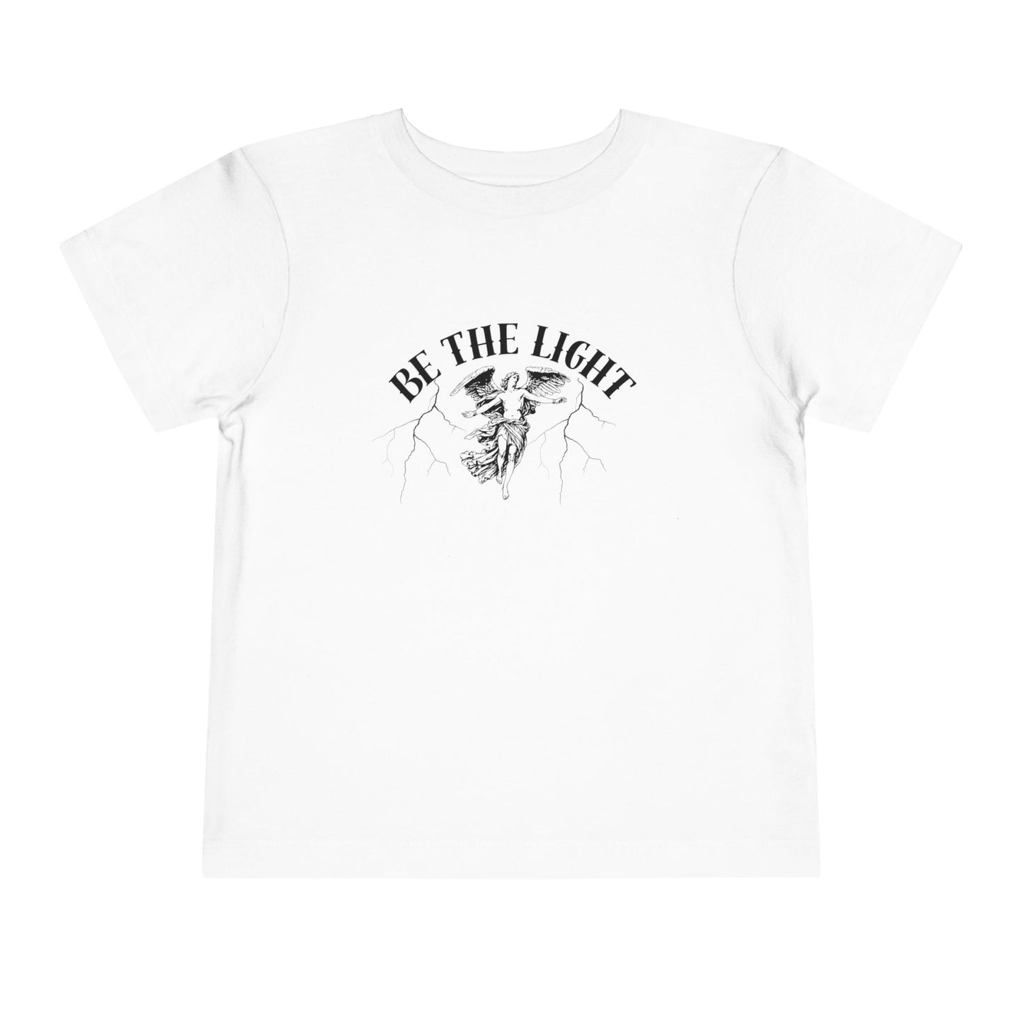 Inspirational Toddler Tee - "Be the Light" Motivational Shirt