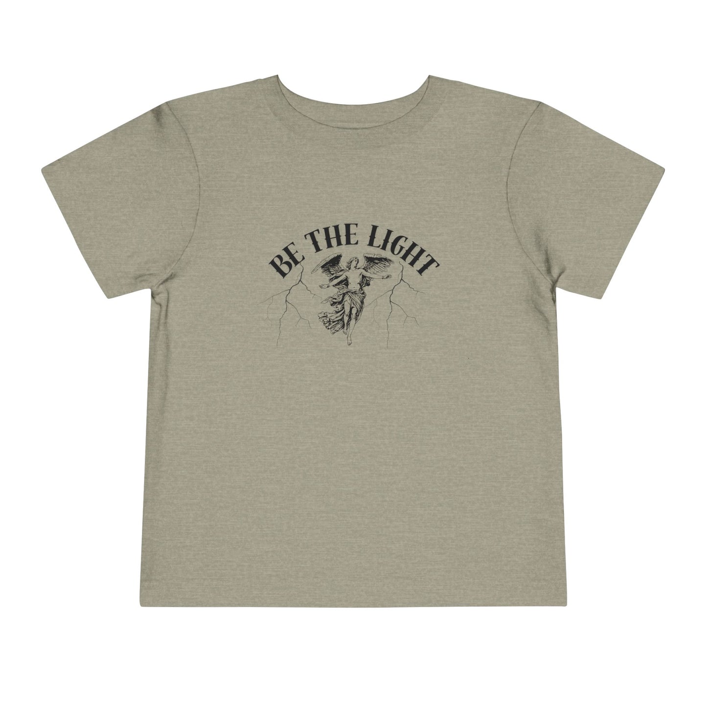 Inspirational Toddler Tee - "Be the Light" Motivational Shirt