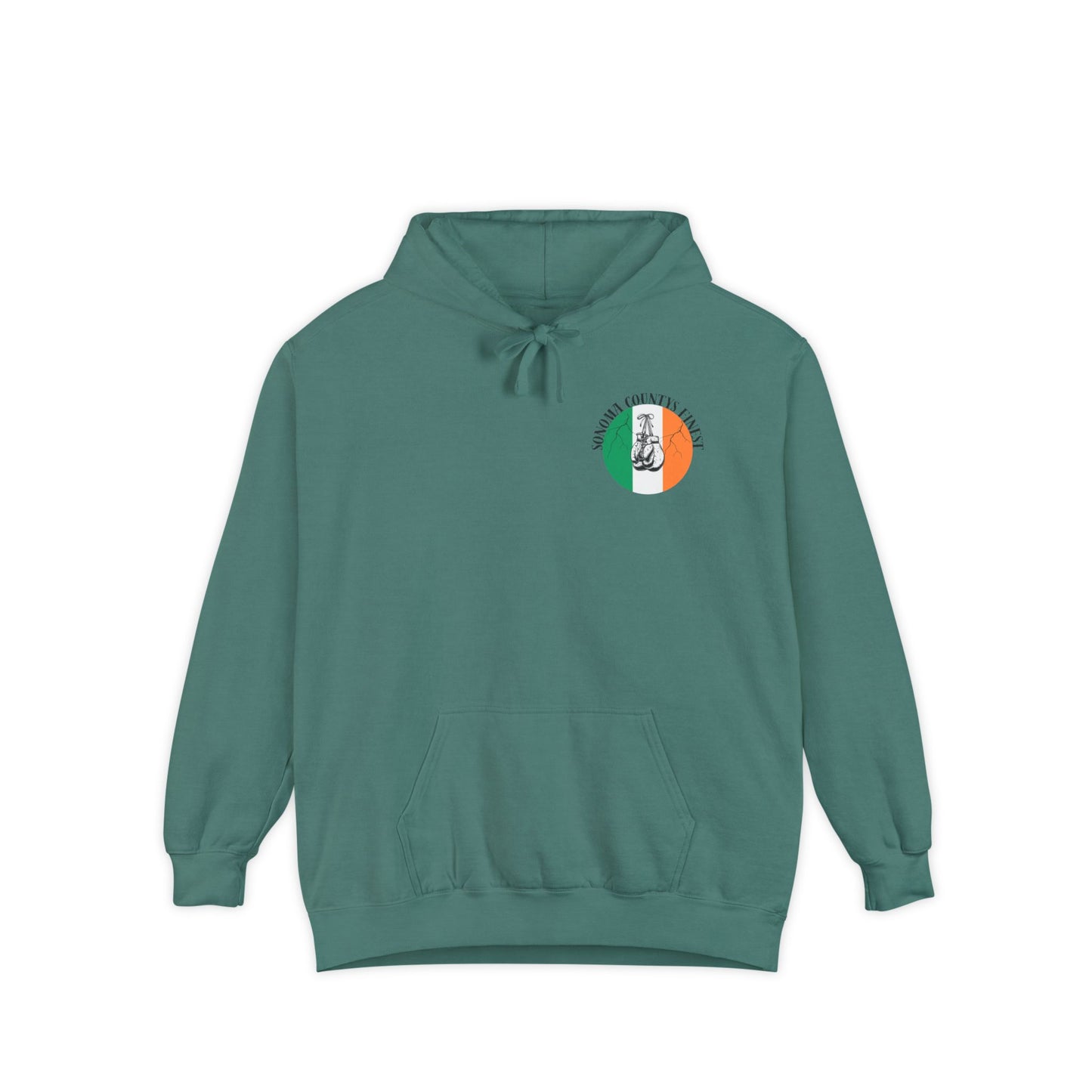 Sonoma County's Finest Unisex Hoodie - Garment-Dyed Irish Design