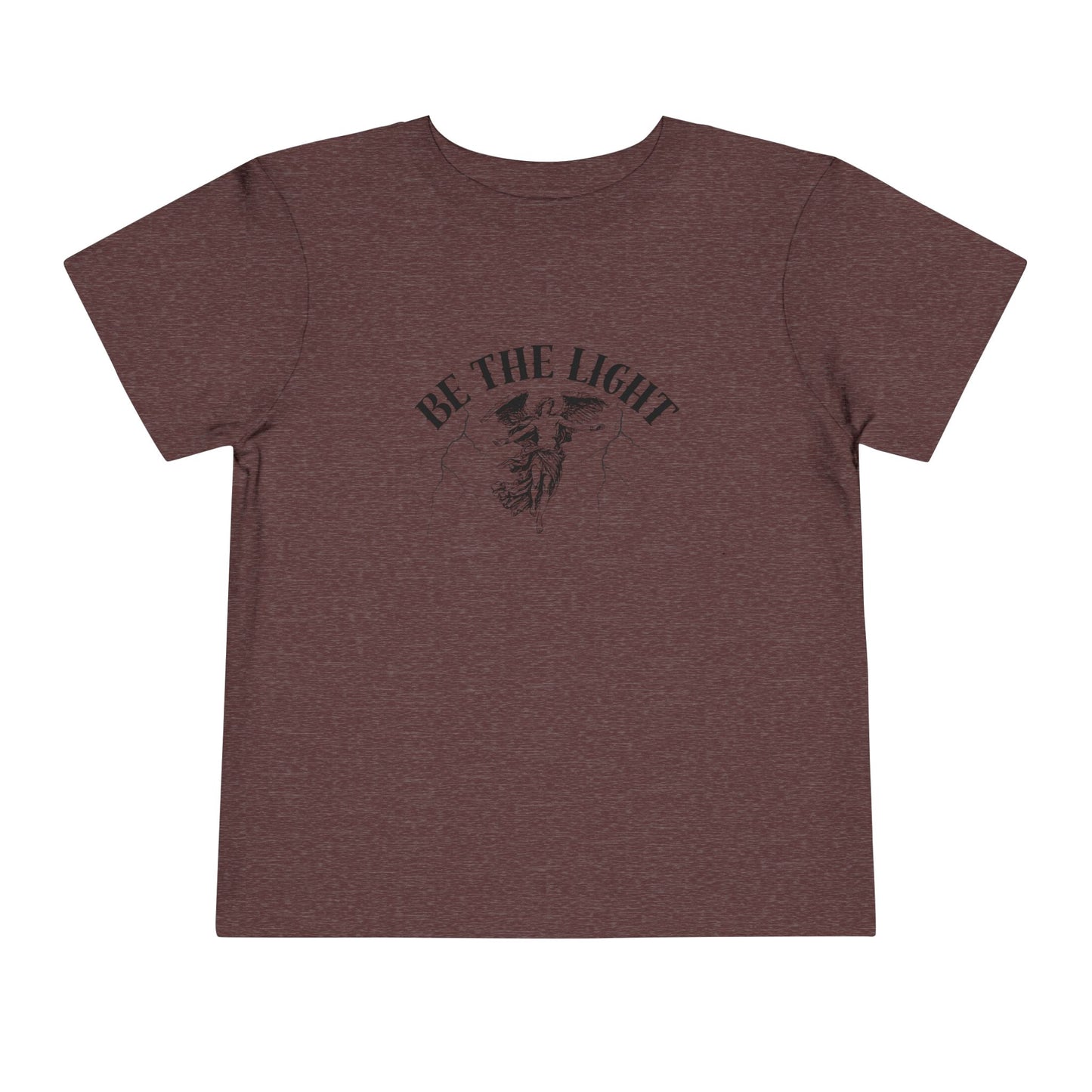 Inspirational Toddler Tee - "Be the Light" Motivational Shirt