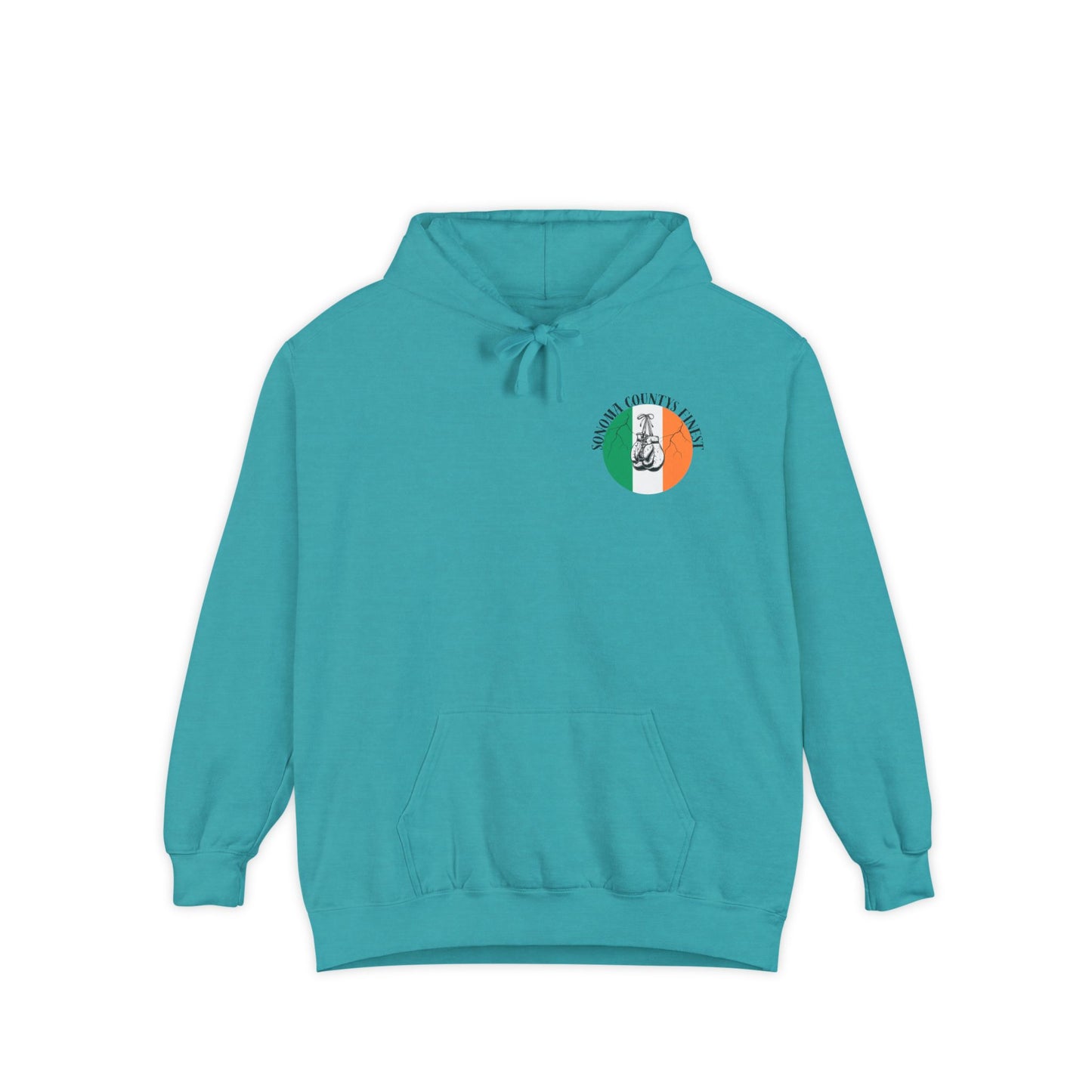 Sonoma County's Finest Unisex Hoodie - Garment-Dyed Irish Design
